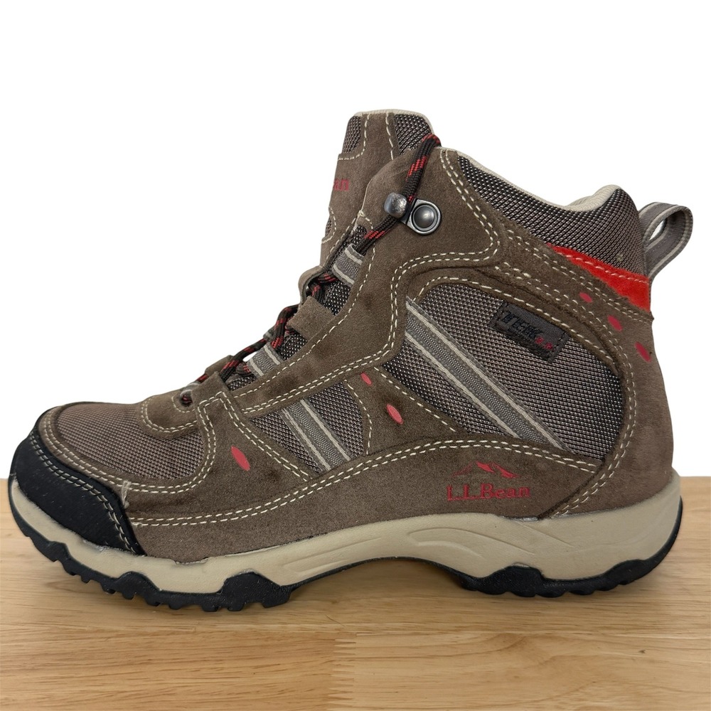 LL Bean‎ Trail Model 4 TEK2.5 WATERPROOF Hiking Boots Women 8 Brown Mid Trail WP